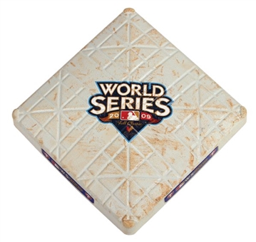 2009 World Series Game 5 Game Used 2nd Base (MLB authenticated)
